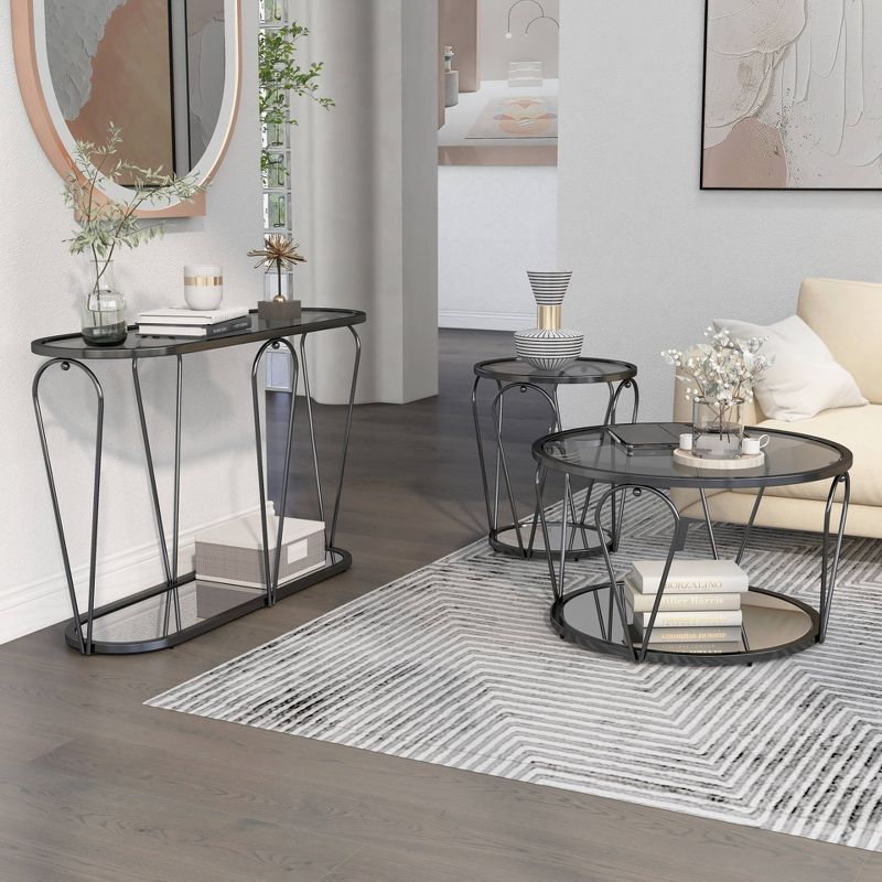 3pc Kuut Glam Coffee Table Set - HOMES: Inside + Out, 2 of 24