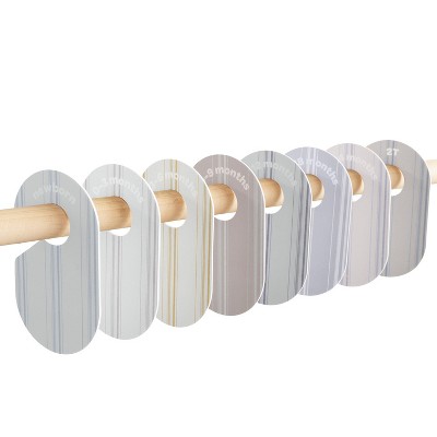 3 Sprouts Baby Closet Dividers (newborn to 24 months) - Stripe