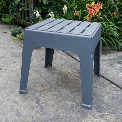 Big Easy Stack Patio Portable Side Table - Bluestone - Adams Manufacturing_1