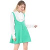 INSPIRE CHIC Women's Button Overalls Pinafore Suspenders Skirt - 2 of 4