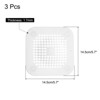 Unique Bargains Shower Drain Hair Catcher Round and Convex Drain Cover Silicone Strainer Hair Stopper - 2 of 4