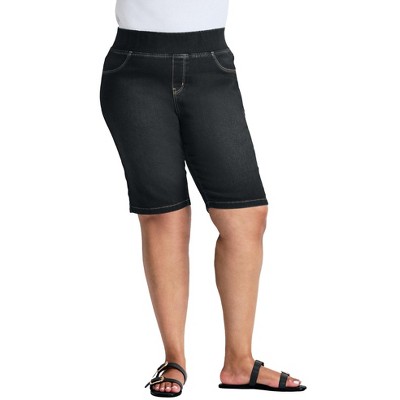 Avenue Women's Plus Size Butter Denim Pull On Short