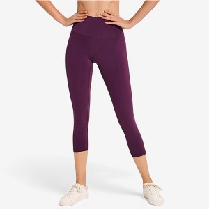 Anna-Kaci Active Women's High Waist Capri Leggings with Stretchy Seamless Fit - 1 of 4