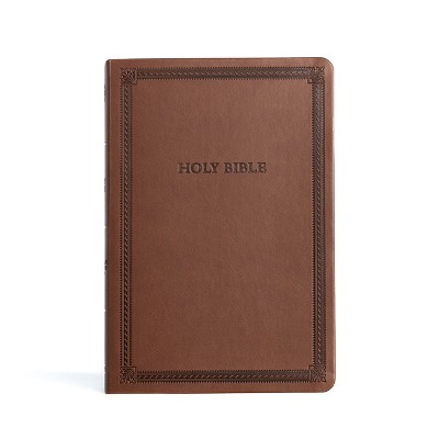 Csb Compact Bible, Value Edition, Brown Leathertouch - By Csb Bibles By ...