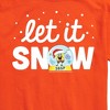 Men's - SpongeBob SquarePants - Let It Snow Christmas Short Sleeve Graphic T-Shirt - 2 of 4