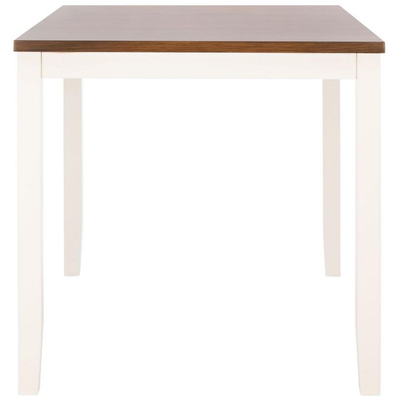 Izzy Rectangle Dining Table - White/Natural - Safavieh., 4 of 9