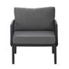 XIYUYEU Modern Patio Club Accent Chair, Outdoor Arm Chair with Waterproof Thick Cushion & Deep Seating, for Porch, Balcony - 3 of 4