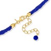 Ross-Simons Italian Multicolored Murano Heart Pendant Necklace in 18kt Gold Over Sterling - 3 of 4