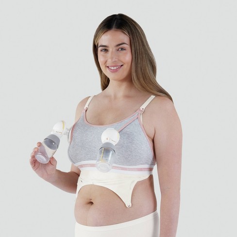 Bravado! Designs Women's Clip And Pump Hands-free Nursing Bra Accessory - Dove  Heather Xl : Target