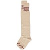 Memoi Women's Fair Isle Border Wool Blend Over The Knee Warm Sock - 3 of 4