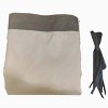Sevobal Patio Umbrellas Universal Canopy Cover Replacement For Curved Outdoor Pergola Structure, Suitable For Courtyards, Khaki, 192.91"*85.43"*2" - 4 of 4