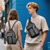 Unique Bargains Lightweight Waterpoof Convertible Sling Bag with USB Charge Port - 4 of 4