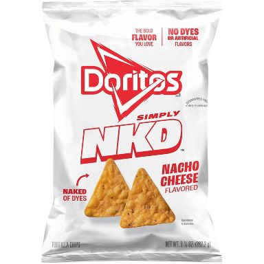 Doritos Simply NKD No Artificial Flavors Nacho Cheese Chips - 9.25oz