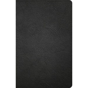 NASB Large Print Personal Size Reference Bible, Black Genuine Leather, Indexed - by  Holman Bible Publishers (Leather Bound) - 1 of 1