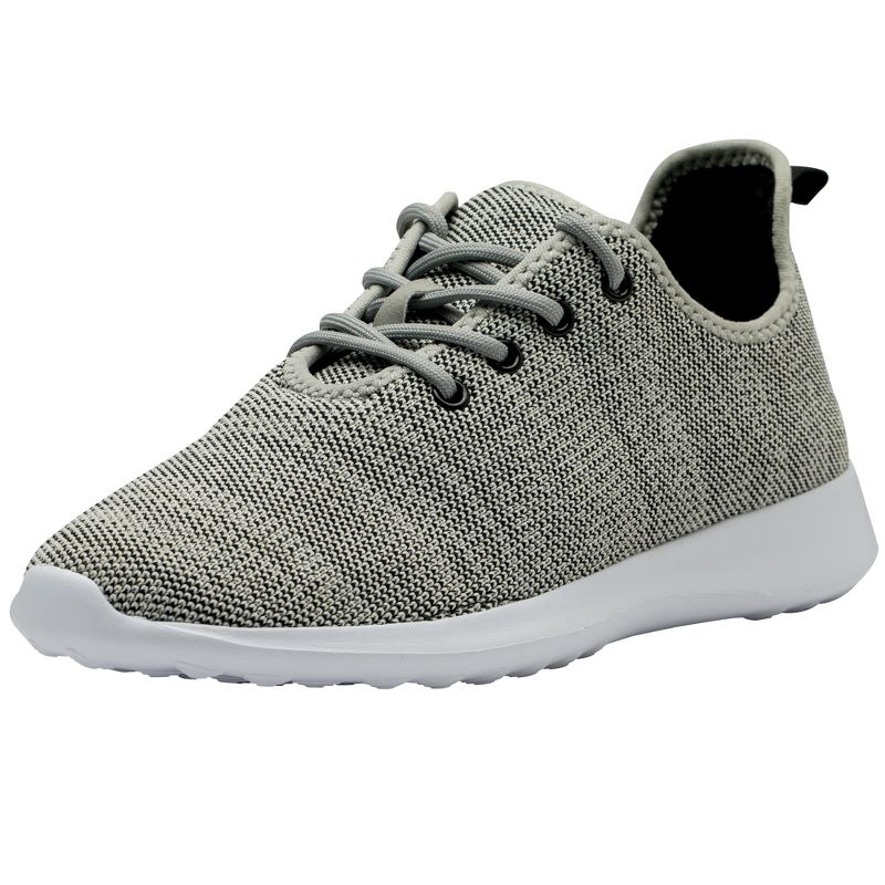 Alpine Swiss Riley Mens Knit Fashion Sneakers Lightweight Athletic Walking Tennis Shoes, 1 of 8
