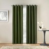 Thermaplus Alpine Blackout Premium Stylish and Functional Grommet Curtain Panel Olive - 2 of 4