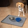 Leashboss Elevated Slow Feed Bowl - Blue - 4 Cup - 2 of 4