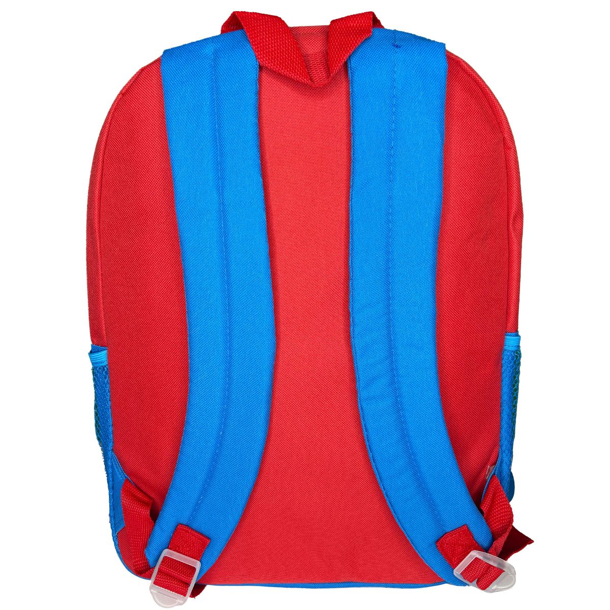 Marvel Spiderman 16" Blue and Red School Backpack with Front and Side Pockets - thumbnail 4