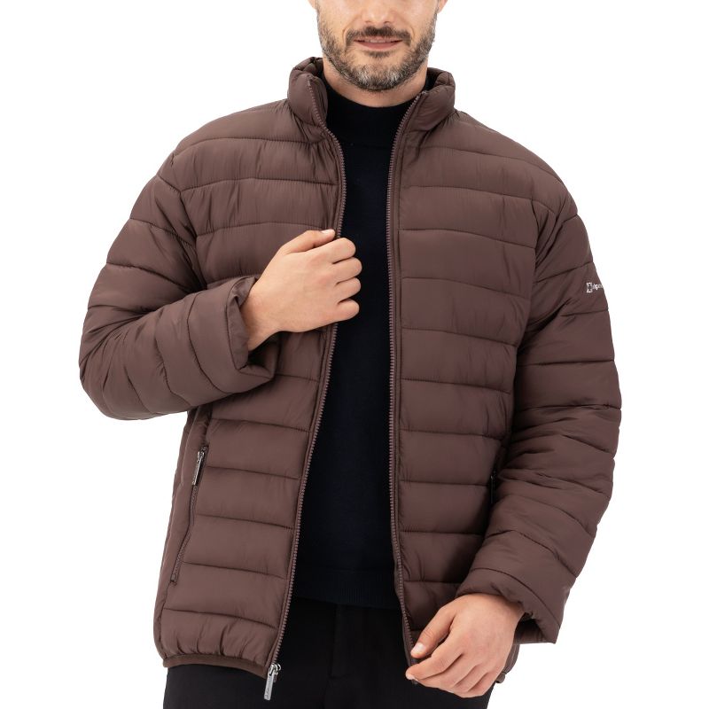 Alpine Swiss Niko Mens Down Alternative Jacket Puffer Coat Packable Warm Insulation & Lightweight, 3 of 7