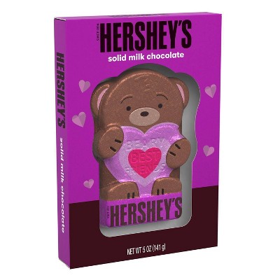 Hershey's Valentine's Day Milk Chocolate Hollow Bear - 5oz