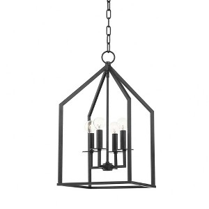 Mitzi Lena 4 - Light Pendant in  Aged Iron - 1 of 1