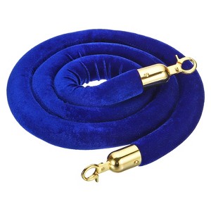 Unique Bargains Hotel Adjustable Velvet Stanchion Rope with Snap Hook - 1 of 4