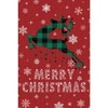 Coolmee Christmas Washable Area Rug Soft Deer Print Holiday Decor Low Pile Carpet for Living Room Bedroom Nursery Office - 3 of 3