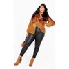 Avenue Women's Plus Size Iris Placement Shirt - 3 of 4