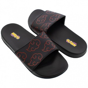 Mens Naruto Akatsuki Soccer Slides Flip Flop Sandals - 1 of 4