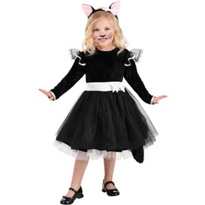 HalloweenCostumes.com Cat w/ Tutu Toddler Costume - 1 of 4