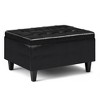 36" Elliot Coffee Table Storage Ottoman - WyndenHall - 3 of 4