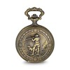 Black Bow Jewelry Charles Hubert Antique Gold Finish Hunter & Dog Pocket Watch - 2 of 4