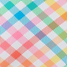 rainbow gingham