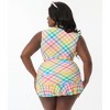 Unique Vintage Women's Plus Swim Top - 2 of 3