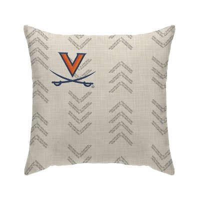 NCAA Virginia Cavaliers Wordmark Decorative Throw Pillow