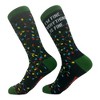 Crazy Dog T-Shirts Women's Im Fine Everything Is Fine Socks Funny Sarcastic Christmas Graphic Novelty Footwear For Ladies - 3 of 4