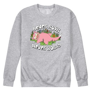 Men's - Pokémon - Never Rushed Graphic Fleece Sweatshirt - 1 of 4
