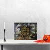 Northlight LED Lighted Creepy Haunted House Halloween Canvas Wall Art 12" x 15.75" - 2 of 3