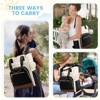 Generic  Bag Backpack, Large Capacity Portable Baby Bag with Foldable Diaper Changing Pad - 4 of 4