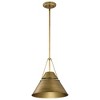 Nuvo Lighting Adina 1 - Light Pendant in  Natural Brass - 4 of 4