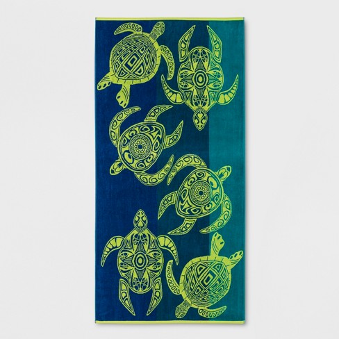 Xl Turtle Beach Towel Bluegreen Sun Squad