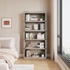 Whizmax 5 Tier Bookcase, Farmhouse Book Shelf with Storage, 67.4 Inch Tall Open Display Bookshelves, Wooden 5 Shelf Bookcase for Living Room, Bedroom - 4 of 4