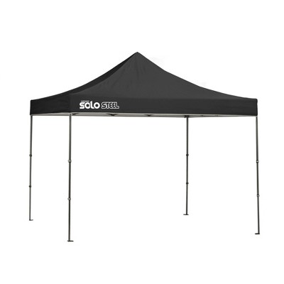  Quik Shade Solo Steel 10x10 Straight Leg Canopy - Black 