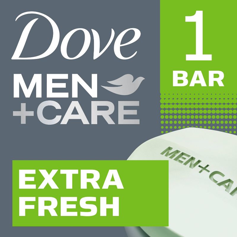 Dove Men+Care Extra Fresh Bar Soap Body &#38; Face - Trial Size - 3.17oz, 1 of 9