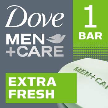 Dove Men+Care Extra Fresh Bar Soap Body & Face - Trial Size - 3.17oz