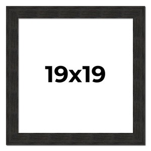 PosterPalooza | Square Contemporary Black Picture Frame - UV Acrylic, Foam Board Backing, Hanging Hardware - 1 of 4