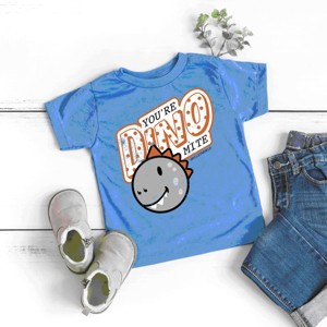 The Juniper Shop SmileyWorld You're Dino-Mite Toddler Short Sleeve Tee - 1 of 4
