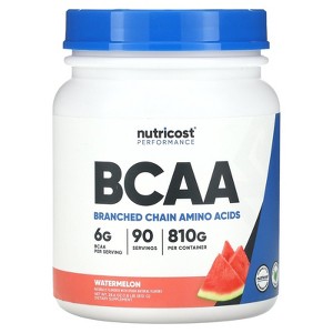 Nutricost Performance, BCAA, Watermelon, 1.8 lb (810 g) - 1 of 2