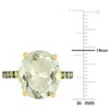 EVERLY JEWELRY |Multiple-color option Silver Cocktail Ring with Multiple color gemstone Options. - 4 of 4