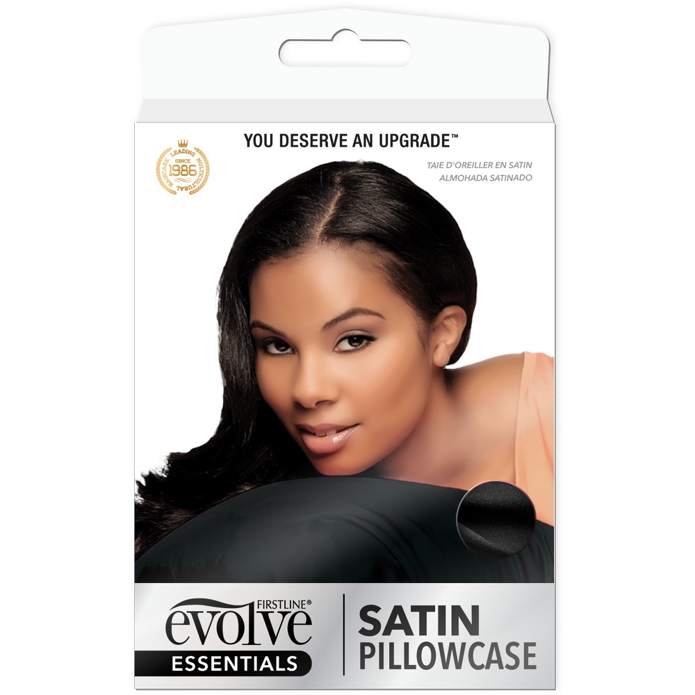 Evolve Products Satin Pillowcase - Black